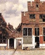 Jan Vermeer The Little Street painting